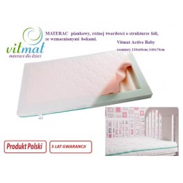 140x70x9cm Materac piankowy Active Baby Vitmat